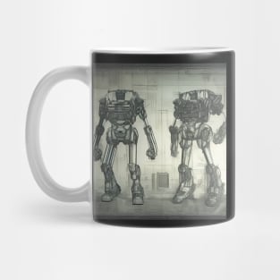 Mech Tech Series #4 - AI Generated Concept Character - Mug